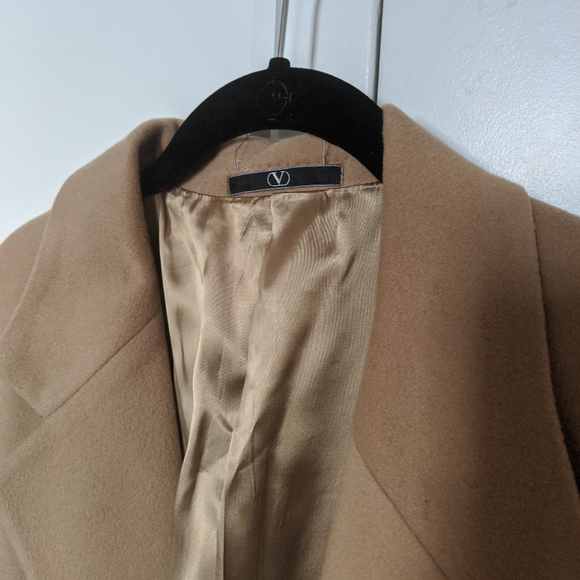 Men's Valentino caramel 100 % cashmere coat - Picture 7 of 10